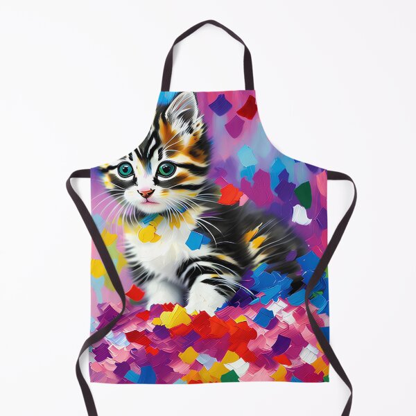 Artikelvorschau, Cute Kitty Designs in Oil Paint entworfen und verkauft von oyonni design.