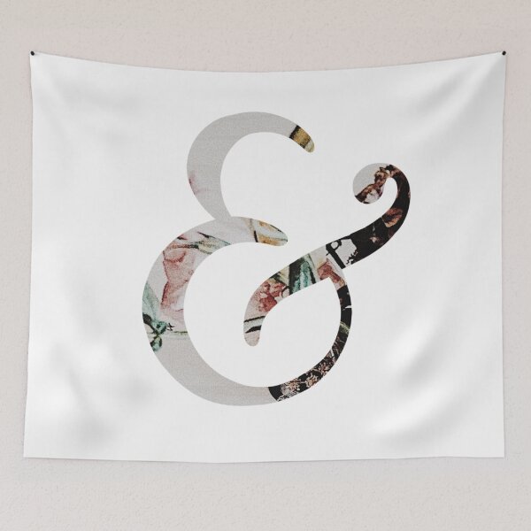 Artikelvorschau, Floral Ampersand entworfen und verkauft von ssarahalbanesee.