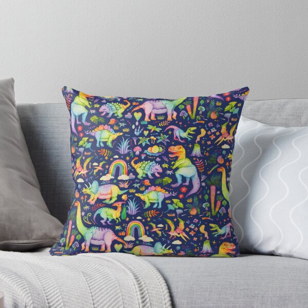 Item preview, Arco Iris Alegre Dinosaurus Mundo - bluebg designed and sold by janeferwong.