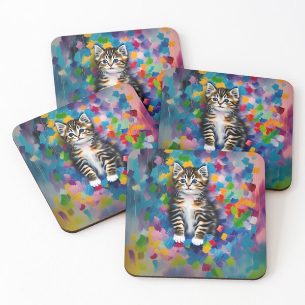 Artikelvorschau, Kitty Paintings in Oil Paintings, Delightful Feline Illustrations in Oil Paint entworfen und verkauft von oyonni design.