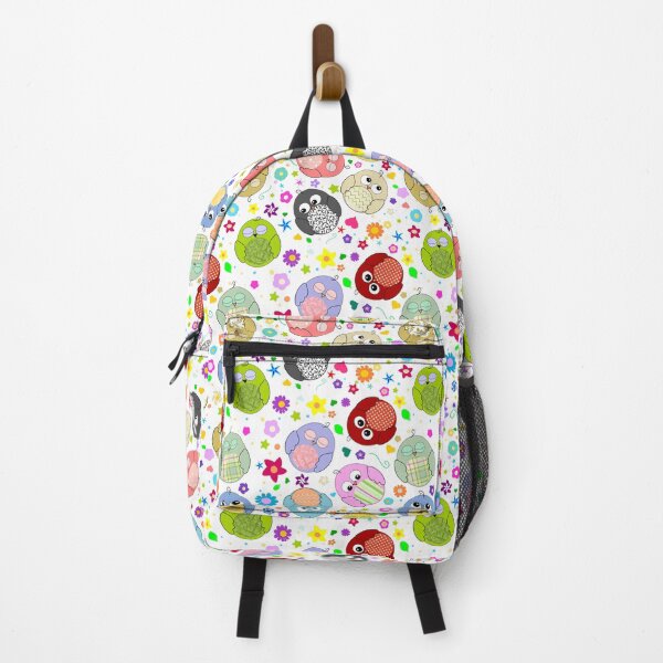 Item preview, Cute Cartoon Owl Pattern - Colorful Flowers & Owls designed and sold by inspirationzgal.