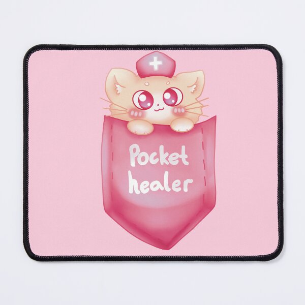 Item preview, Pocket Healer Kitty designed and sold by manins ⭐⭐⭐⭐⭐.