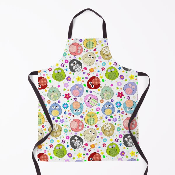 Item preview, Cute Cartoon Owl Pattern - Colorful Flowers & Owls designed and sold by inspirationzgal.