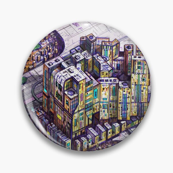 Item preview, Cyberpunk Town designed and sold by Denis Godyna.