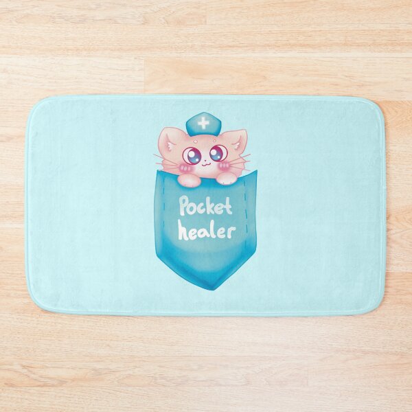 Item preview, Blue Pocket Healer Kitty designed and sold by manins ⭐⭐⭐⭐⭐.