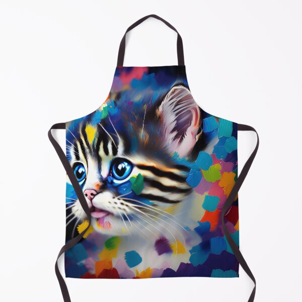 Artikelvorschau, Adorable Kitty Illustrations in Oil Paint, Sweet Kitty Paintings in Oil Paintings entworfen und verkauft von oyonni design.