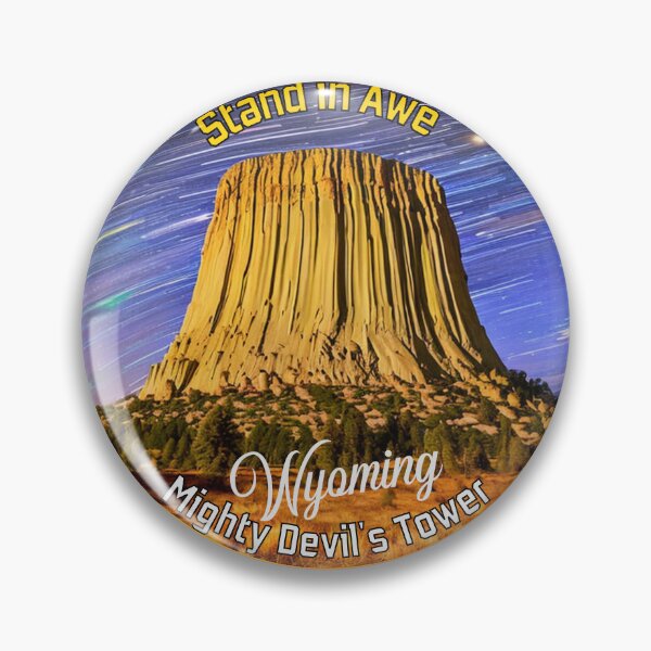 Item preview, Breathtaking Devil's Tower National Monument, Wyoming - Unique Landscape Art designed and sold by ElLocoMus.