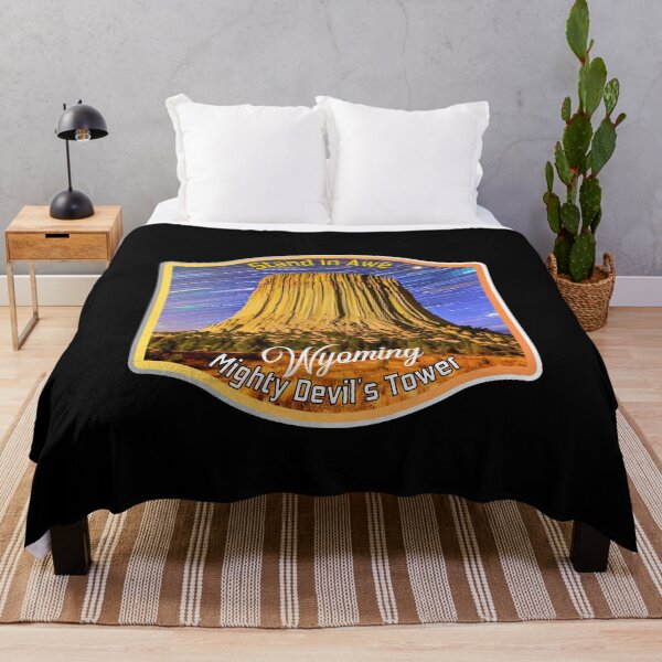 Item preview, Breathtaking Devil's Tower National Monument, Wyoming - Unique Landscape Art designed and sold by ElLocoMus.
