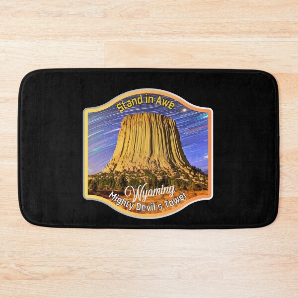 Item preview, Breathtaking Devil's Tower National Monument, Wyoming - Unique Landscape Art designed and sold by ElLocoMus.