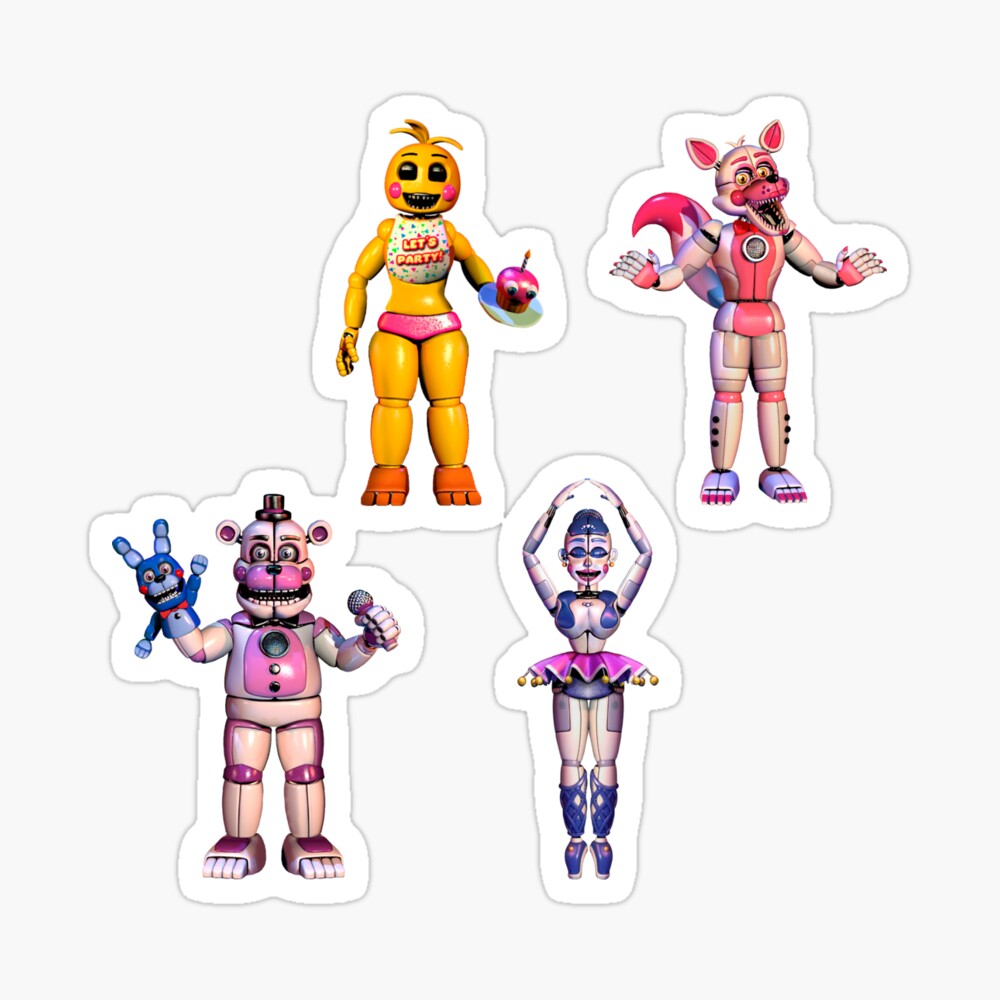 Glamrock Chica - FNAF SB Seguraty Breach Sticker for Sale by akaruiyumme