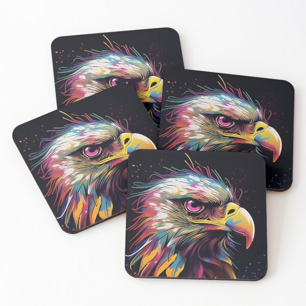 Item preview, Beautiful colorful eagle designed and sold by randrdesign.