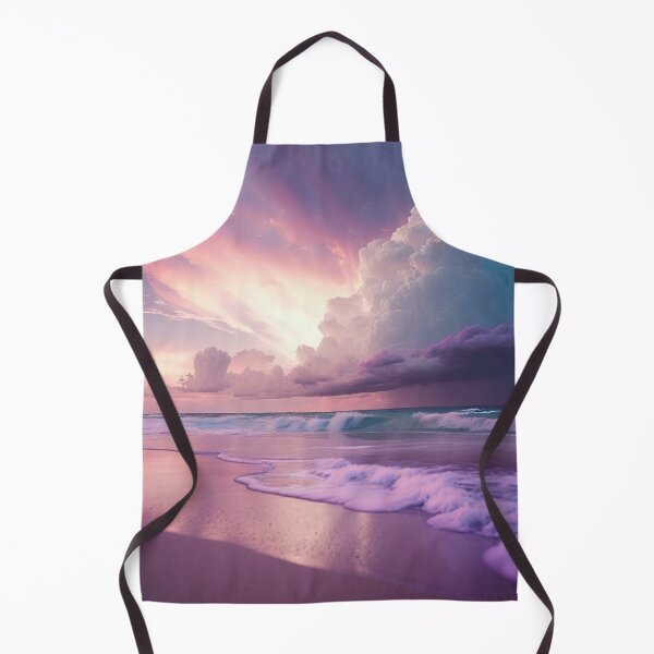 Item preview, Dreamy Pink Sunset by the Beach: Beach Sunset Landscape designed and sold by Amalie A.