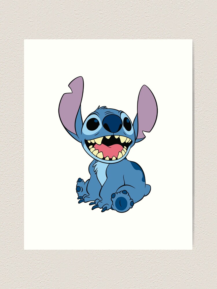 Lilo and Stitch Sitting Art Print for Sale by GloriaKelly2