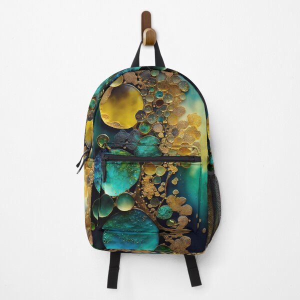 Item preview, Pointillism seaglass golden streams abstract designed and sold by Piotrek0001.