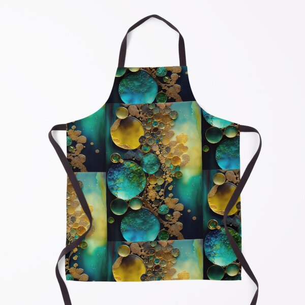 Aperçu de l'œuvre Pointillism seaglass golden streams abstract créée et vendue par Piotrek0001.