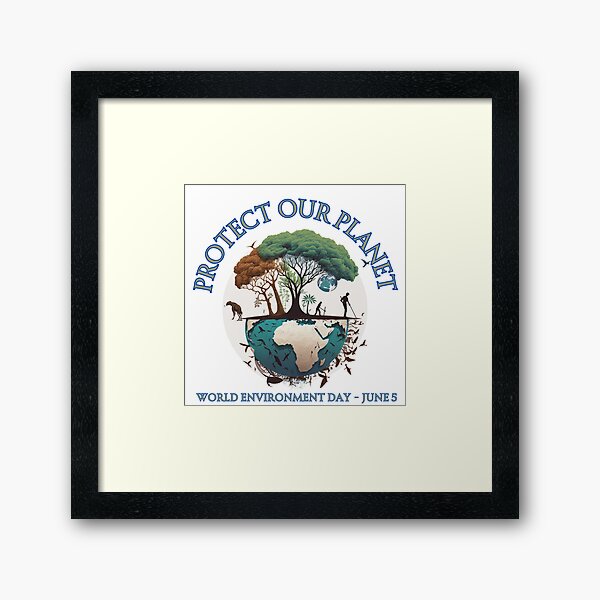 Item preview, World Environment Day - Protect Our Planet designed and sold by InStickers.
