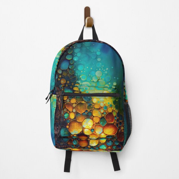 Item preview, Pointillism seaglass golden streams abstract designed and sold by Piotrek0001.