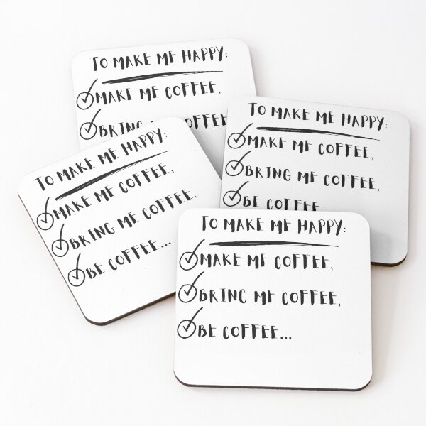 Item preview, to make me happy make me coffee designed and sold by salmaspace.