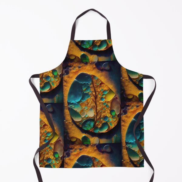 Item preview, Pointillism seaglass golden streams abstract designed and sold by Piotrek0001.