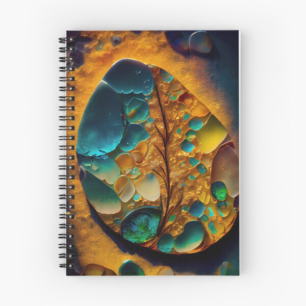 Artikelvorschau, Pointillism seaglass golden streams abstract entworfen und verkauft von Piotrek0001.