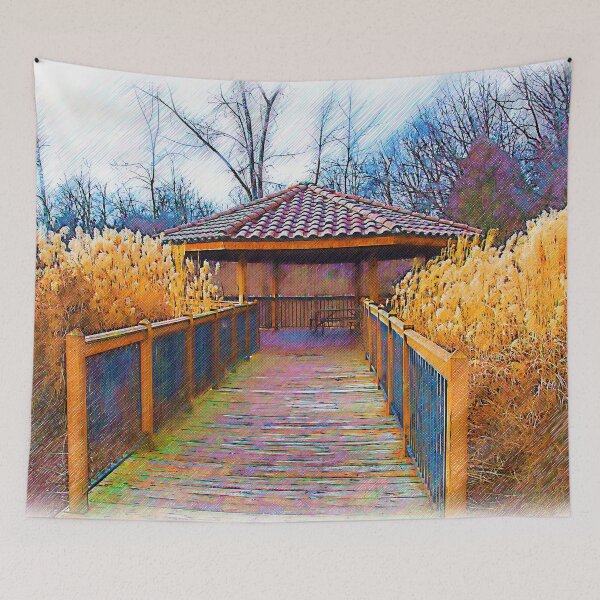 Item preview, The Pavilion By The River Sketched designed and sold by KirtTisdale.