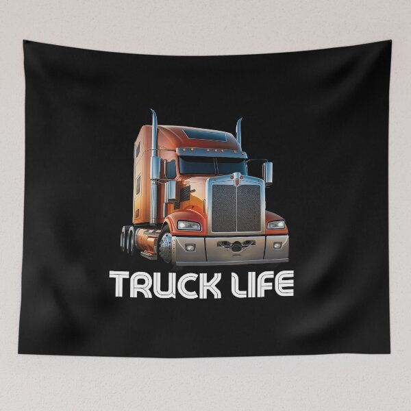Item preview, Road trip: The life of a trucker on the roads designed and sold by Futurartia.