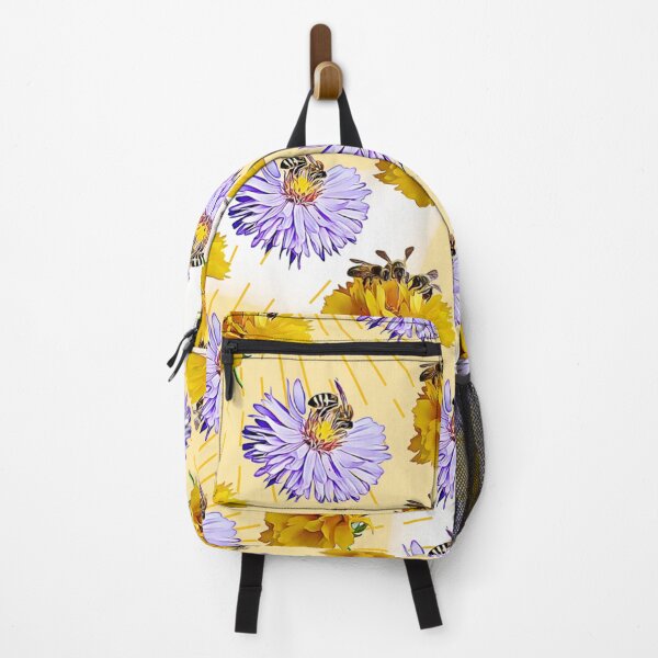 Item preview, bees and flowers designed and sold by Quill-Design.
