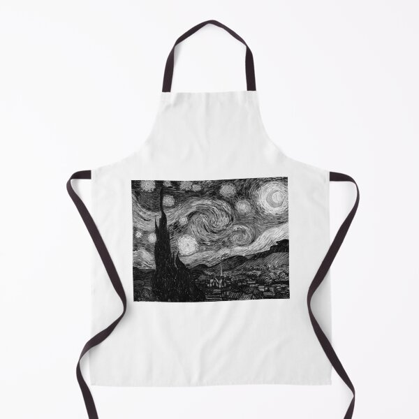 Aperçu de l'œuvre La nuit étoilée de Vincent van Gogh - Peintures au platine créée et vendue par FineArtShirts.