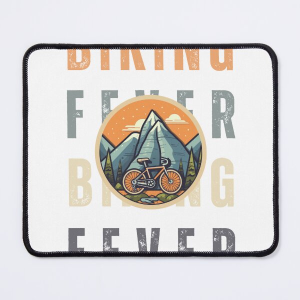 Item preview, Mountain Biking Through the Woods | Biking Fever designed and sold by ArtfulDelights.