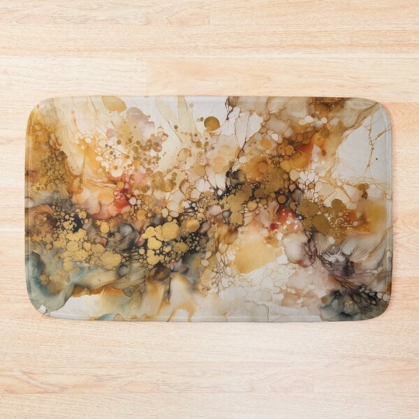Item preview, Copper Amazing Gold Liquid Ink Texture designed and sold by MysticMarble.