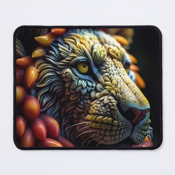 Item preview, Fruitful Roar: A Colorful Lion Art Piece designed and sold by SpiceupStudios.