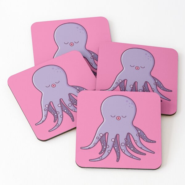 Item preview, Cute Purple Kawaii Style Octopus designed and sold by Hixon House.