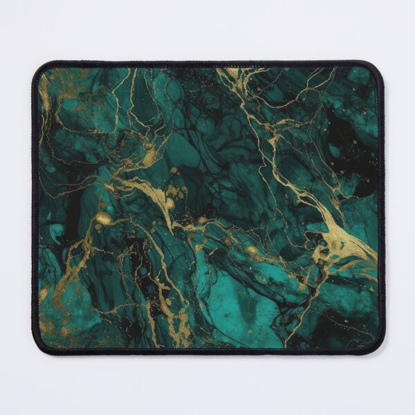 Item preview, Emerald And Gold Marble  designed and sold by MysticMarble.