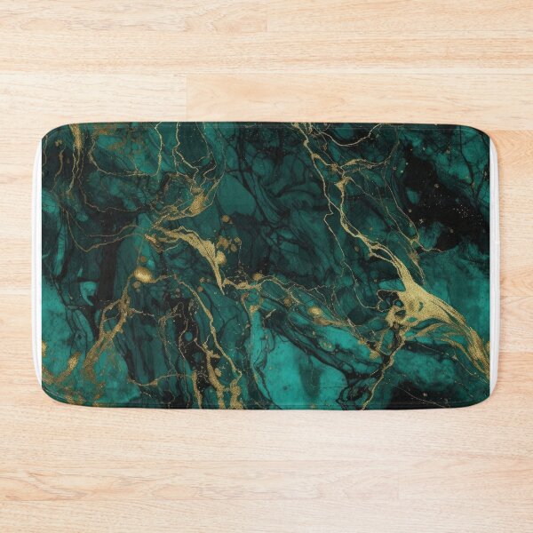 Item preview, Emerald And Gold Marble  designed and sold by MysticMarble.