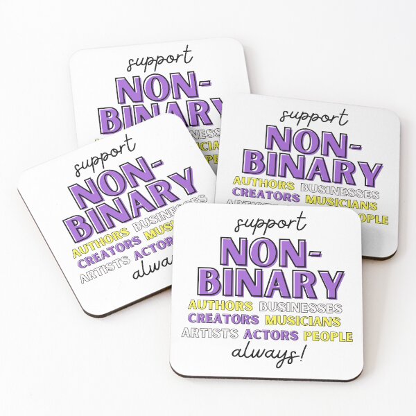 Item preview, Support Non-Binary - Non-Binary Authors - Non-Binary Businesses - Non-Binary Creators - Non-Binary Actors - Non-Binary Artists - Non-Binary Musicians designed and sold by Courtnie Pollard.