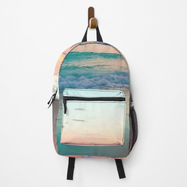 Item preview, Serene Pink Sunset by the Beach: Beach Sunset Landscape designed and sold by Amalie A.