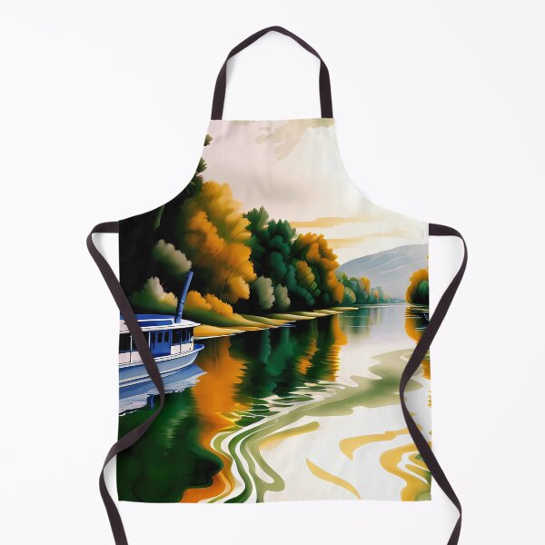 Item preview, The River And The Boat designed and sold by NanaB-Art.