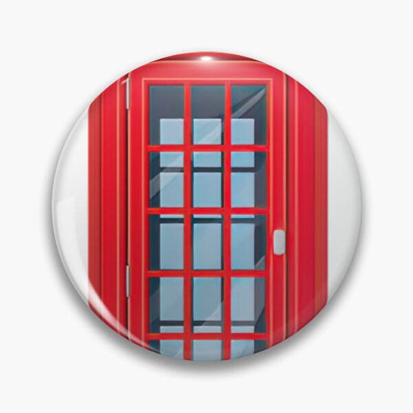 Item preview, London Calling: A Nostalgic Red Phone Booth Art Piece designed and sold by SpiceupStudios.