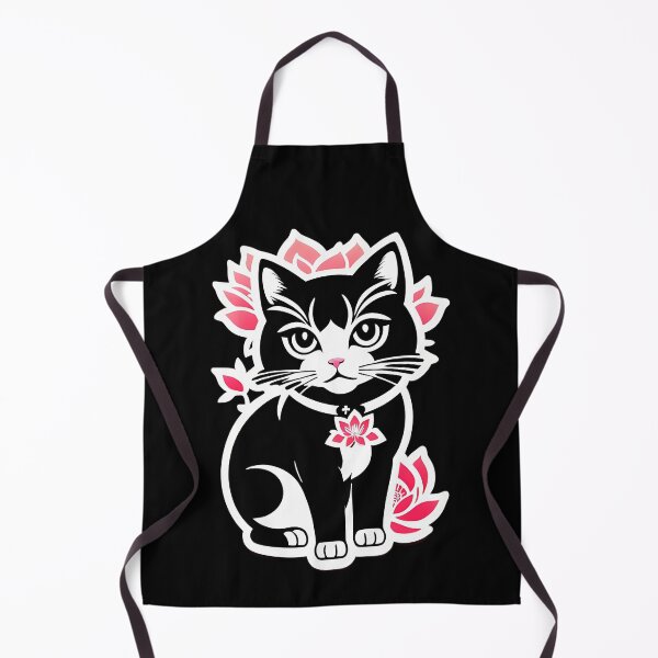 Item preview, Asian Tribal Geometric Boho Cat from a Japanese metropolis designed and sold by McCallnWaldo.