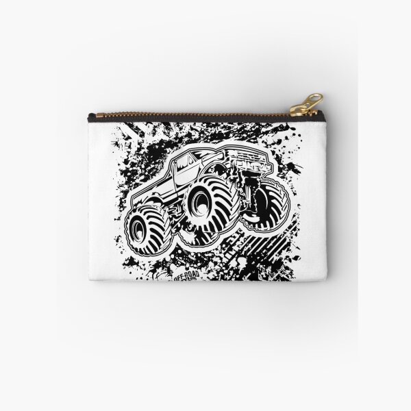Item preview, Monster Truck Jump Grunge Splatter designed and sold by offroadstyles.