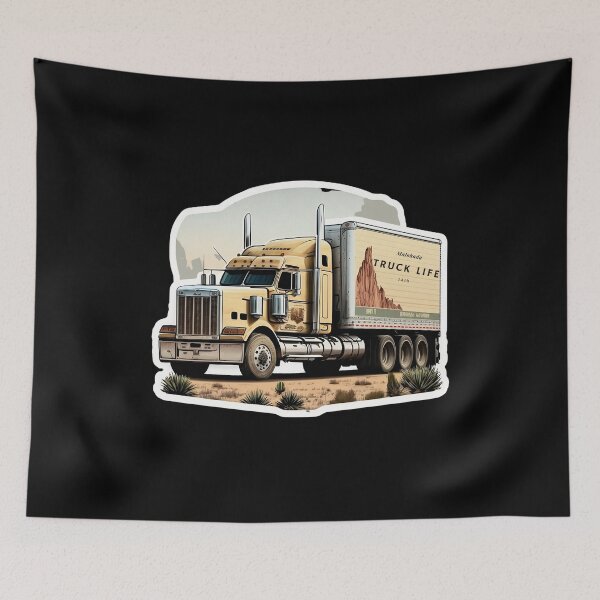 Item preview, The adventures of a trucker designed and sold by Futurartia.