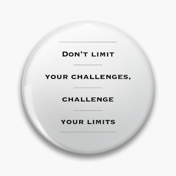 Item preview, Motivational Inspirational Wall Art, Home Decor, Office Decor. Entrepreneur Gift. Don't Limit Your Challenges, Challenge Your Limits designed and sold by Read This Already.