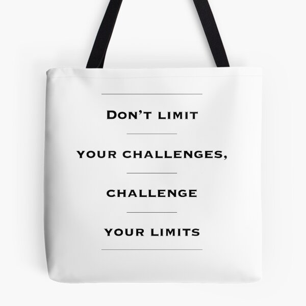 Item preview, Motivational Inspirational Wall Art, Home Decor, Office Decor. Entrepreneur Gift. Don't Limit Your Challenges, Challenge Your Limits designed and sold by Read This Already.