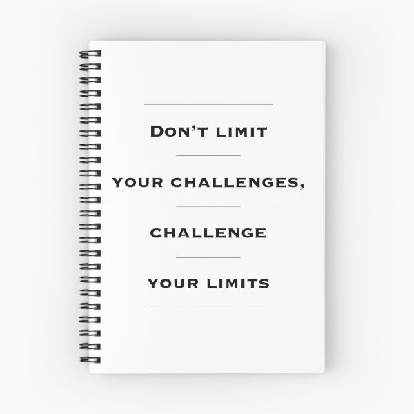 Item preview, Motivational Inspirational Wall Art, Home Decor, Office Decor. Entrepreneur Gift. Don't Limit Your Challenges, Challenge Your Limits designed and sold by Read This Already.