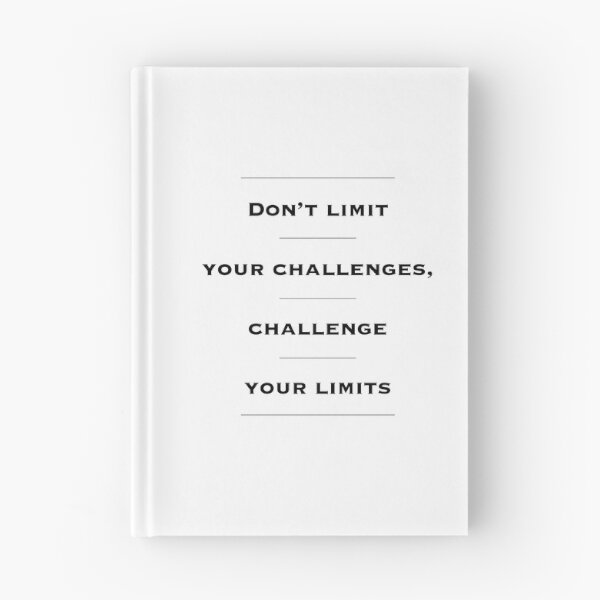 Item preview, Motivational Inspirational Wall Art, Home Decor, Office Decor. Entrepreneur Gift. Don't Limit Your Challenges, Challenge Your Limits designed and sold by Read This Already.