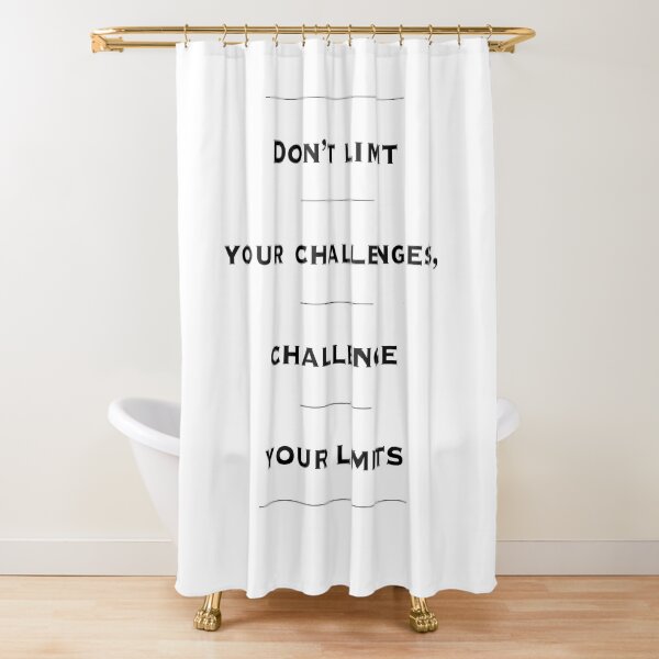 Item preview, Motivational Inspirational Wall Art, Home Decor, Office Decor. Entrepreneur Gift. Don't Limit Your Challenges, Challenge Your Limits designed and sold by Read This Already.