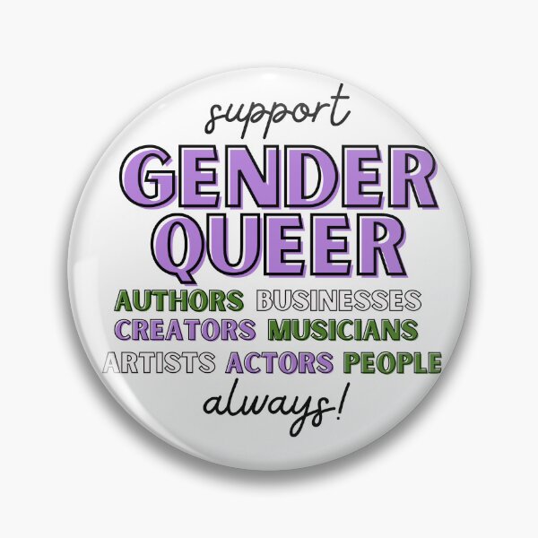 Item preview, Support Genderqueer - Genderqueer Authors - Genderqueer Businesses - Genderqueer Creators - Genderqueer Actors - Genderqueer Artists - Genderqueer Musicians designed and sold by Courtnie Pollard.