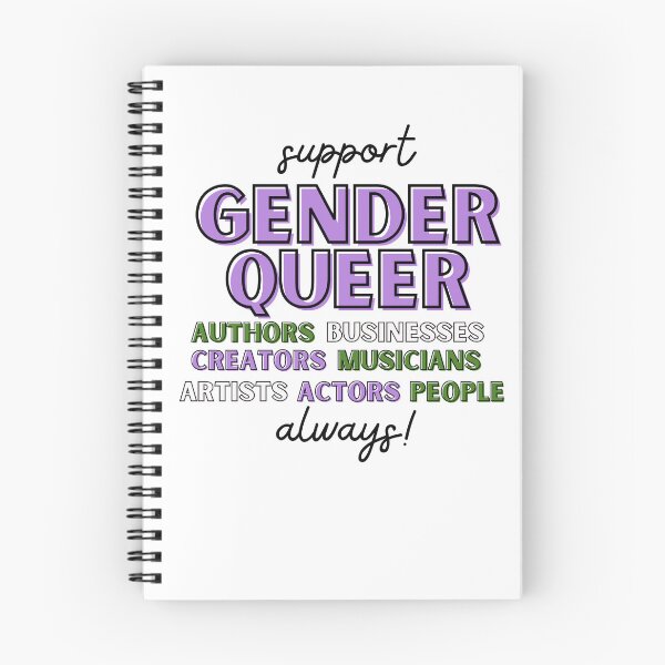 Item preview, Support Genderqueer - Genderqueer Authors - Genderqueer Businesses - Genderqueer Creators - Genderqueer Actors - Genderqueer Artists - Genderqueer Musicians designed and sold by Courtnie Pollard.