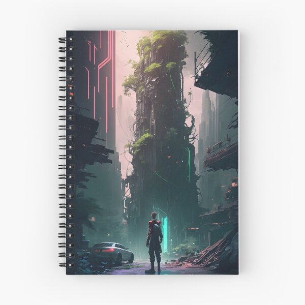 Artikelvorschau, Cyberpunk-Stadtlandschaft entworfen und verkauft von Gabriel Melo.