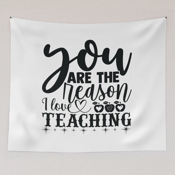Item preview, YOU ARE THE REASON I LOVE TEACHING designed and sold by SticerOcean.